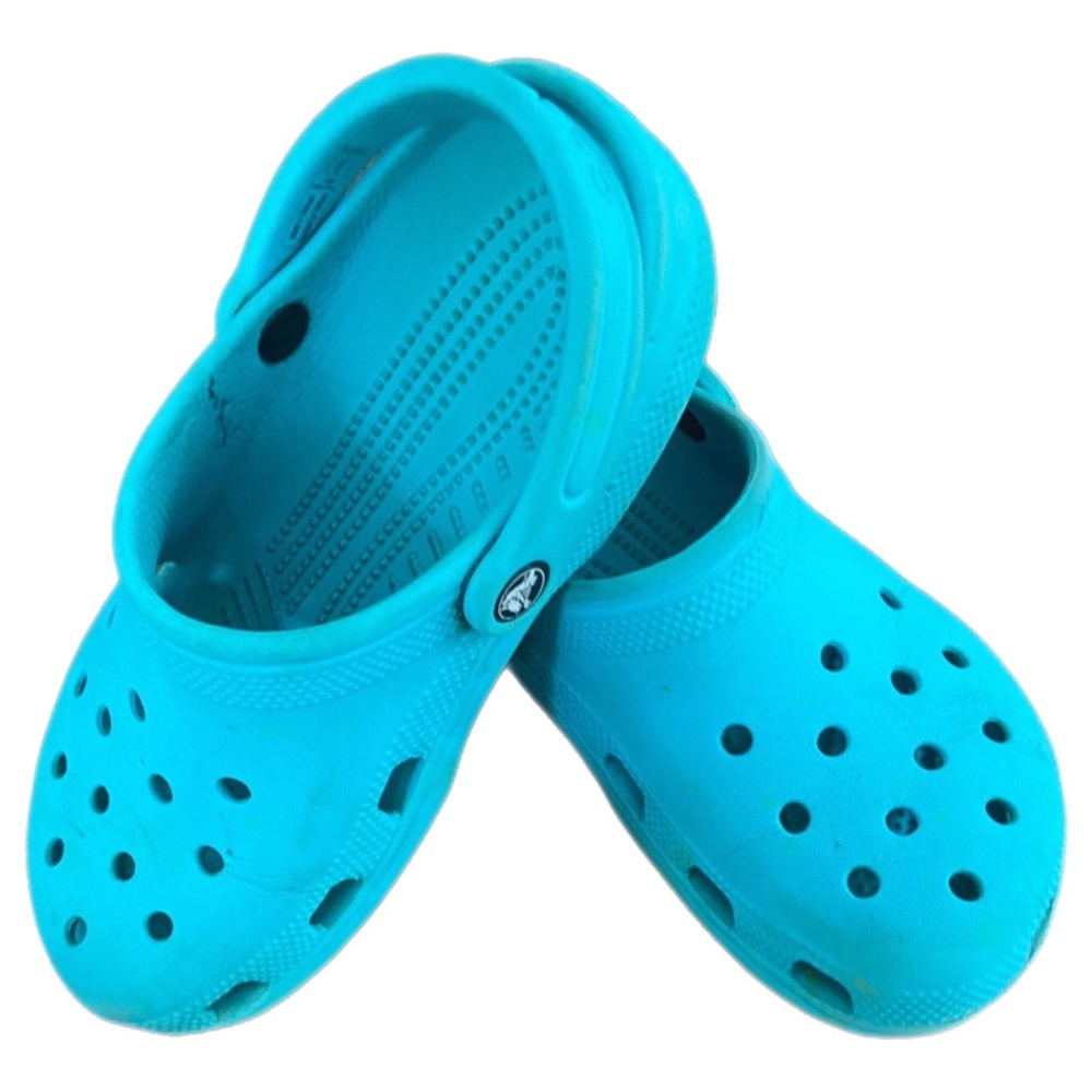 Crocs size 5 / 7 in blueish turquoise